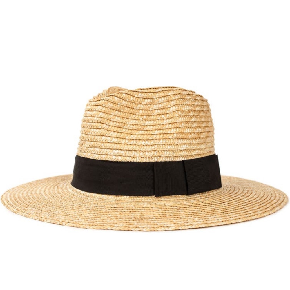 Brixton Joanna Straw Hat - Honey / Black - S